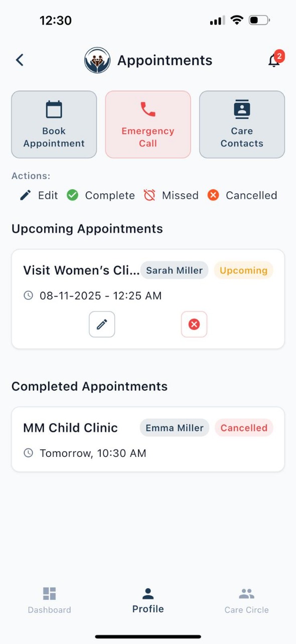 Appointment management